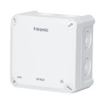 f-tronic 7340198 FR-Abzweigkasten 85x85x54mm, Durchstoßmembran IP66, PS, weiß, NFK08ws 