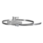 f-tronic 7390140 Mastbefestigung NCMB, für NEPTUN Compact Serie, inkl. Schelle und Schrauben 