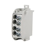f-tronic 7730000 Hauptleitungsabzweigklemme, 25mm², 1polig, CU/AL, grau, HLAK1p25ALUgr 