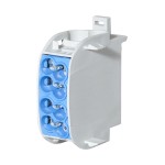f-tronic 7730001 Hauptleitungsabzweigklemme, 25mm², 1polig, CU/AL, blau, HLAK1p25ALUbl 
