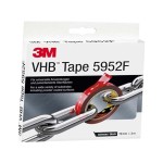 3M 5952193 Klebeband doppelseitig 19mmx3 Meter,sw,für Pulverl 