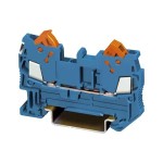 Phoenix Contact QTC 1,5 BU Durchgangsklemme 0,25-1,5qmm B=5,2 bl, , VPE= 50 Stück 