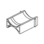 Niedax DW 30 Doppelwanne, Farbton : schwarz 