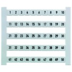 Weidmüller DEK 6 FW 1-50 Klemmenmarkierer dekafix weiß 50 Stück 