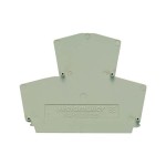 Weidmüller WAP WDK2.5 Abschlußplatte 69x1,5x54,5mm 