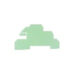 Weidmüller WAP WDL2.5/S Abschlußplatte 1,5mm beige 