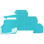 Weidmüller WHP WDL2.5/S BL Halteplatte 1,5mm blau 