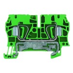 Weidmüller ZPE 4 Schutzleiterklemme 4qmm grün 