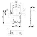 Schmersal AZ 17/170-B5 Betätiger abgewinkelt 