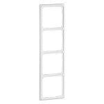 Peha D 80.574.02 Rahmen 4-fach reinweiß waage/senkrecht 