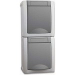 Panasonic 90591086-DE Steckdose 2-fach senkrecht FR-AP IP54 