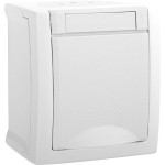 Panasonic 90591108-DE Steckdose FR-Aufputz weiß 