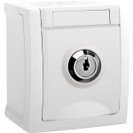 Panasonic 90591142-DE Steckdose abschließbar Aufdruck '2' FR-AP weiß 