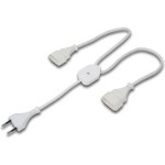 Hera 21503160101 Euro Y-Verteiler Stecker+2Buchsen 