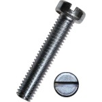 Dresselhaus 0400/001/51 5x16 Zylinderschraube mit Schlitz 4.8 M5x16 galvanisch verzinkt 100 Stück 