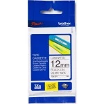 Brother TZe-FX221 Schriftbandkassette BF.weiß/DF.schwarz 