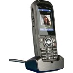 Agfeo DECT 75 IP schwarz DECT-IP-Telefon 2 Zoll Farbdisplay schwarz 