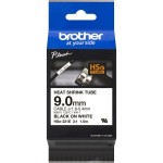 Brother HSe-221E Schrumpfschlauchkassette weiß schwarz 9,0mm 1,5 Meter 