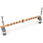 Enoc EB Erdungsschiene Kupfer 242mm 10xM5,1xM6 