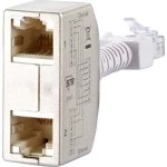 METZ CONNECT 130548-03-E Cable Sharing Adapter pnp3, Ethernet/Ethernet, 2 St. 