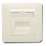 KERPEN DATACOM LKD9ZQ010110000 Keystone-Wanddose 2-fach RAL9010 