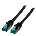 E F B EC6000A 2m schwarz Patchkabel Cat.6A S/FTP RJ45 