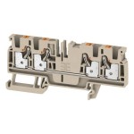 Weidmüller A4C 4 Durchgangsklemme 0,5-4,0 qmm beige 50 Stück 