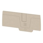 Weidmüller AEP 2C 6 Abschlussplatte beige 