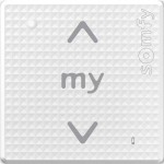 SOMFY 1810873 Funkwandsender 1 IN RTS 1-Kanal Pure Shine 