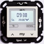 SOMFY 1805282 Chronis Smoove Uno Pure White o. Rahmen 