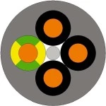 Lapp Kabel 1119403 Ölflex Classic 110 3G2,5 Meterware 