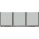 5UB4731 IP44 AP SCHUKO-Steckdose 3-fach waagerecht 