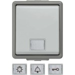 5TD4701 IP44,Taster neutral Licht Glocke/Türöffner 