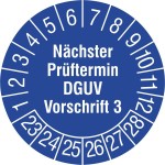 Cimco 182787 Prüfplakette 2023 blau 108 Stück 