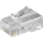 Goobay 50252 RJ45-Stecker Flachkabel St,8polig 10 Stück 