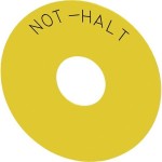 3SU1900-0BC31-0AT0 Unterlegschild Not-Halt-Pilzdruckt. 